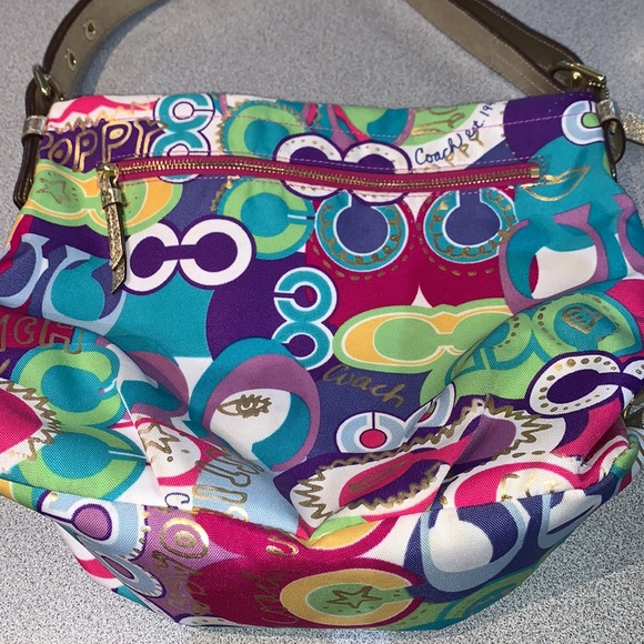 Coach Poppy Pop C Graffiti Shoulder bag - Picture 2 of 14